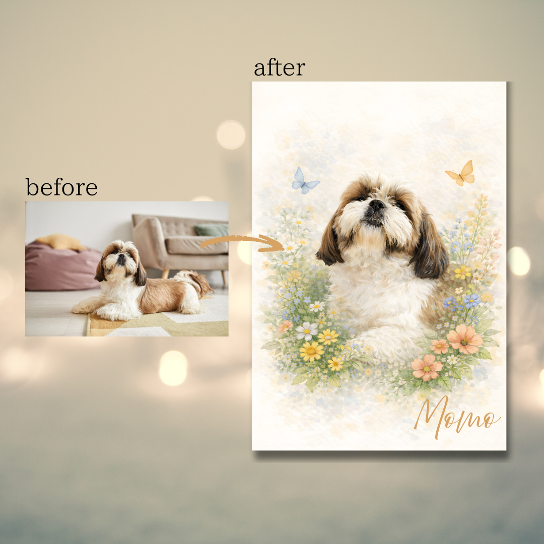 大切な一枚から作るオーダーアート