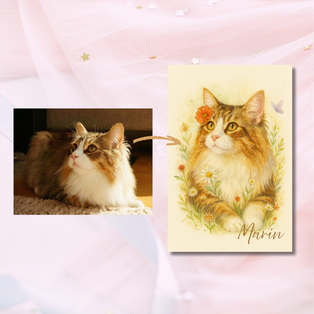 大切な一枚から作るオーダーアート